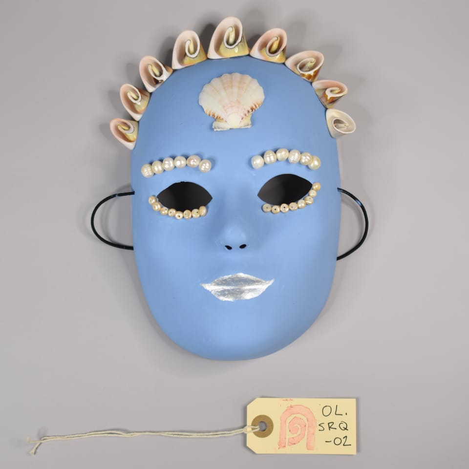 Flotilla Festival Mask for Lanternlight Theatre's Production of "Loestus" (Vestin Mire)